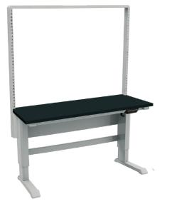 VWR® C-Leg  C-Leg Bench Frame with Top and Single Bay Uprights