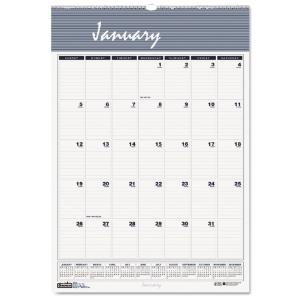 House of Doolittle™ Bar Harbor Wirebound Monthly Wall Calendar, Essendant