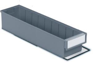 Case of Shelf Bins, gray