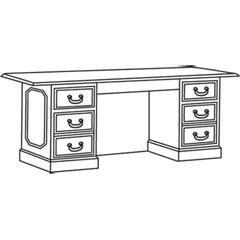 HON® 94000 Series Double Pedestal Desk, Essendant LLC MS