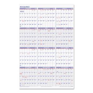 AT-A-GLANCE® Yearly Wall Calendar