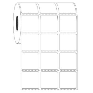 Cryogenic labels for direct thermal printers, white