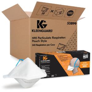 Kleenguard™ N95 particulate respirator: pouch style