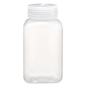 Square wide-mouth PPCO bottles with closure