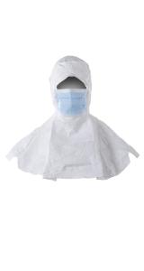 DuPont™ Tyvek® IsoClean® Hood with Attached Mask