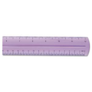 Westcott® Jeweltone Plastic Ruler, Essendant