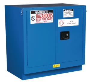 22 gallon Self-Closing Chemcor Undercounter Hazardous Material Cabinet