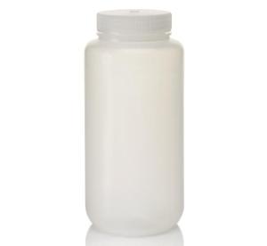Wide-mouth lab quality PPCO bottles with closure