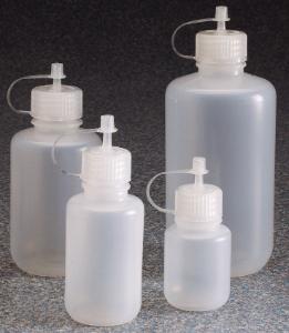 LDPE drop-dispensing bottles with closure