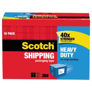 Scotch® 3850 Heavy Duty Packaging Tape Cabinet Pack, Essendant LLC MS