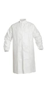 DuPont Tyvek IsoClean Frocks with High Mandarin Collar and Raglan Sleeves