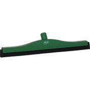 Squeegees, 20" Fixed Head Double Blade With Closed Cell Foam Refill Cassette, Remco Products