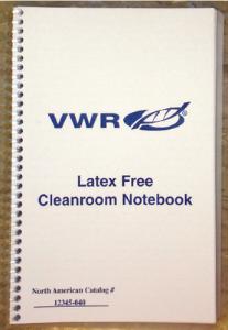 VWR® Cleanroom Spiral Notebooks, Latex-Free