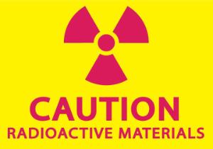 ZING Green Safety Eco Safety Sign, Caution Radioactive Materials