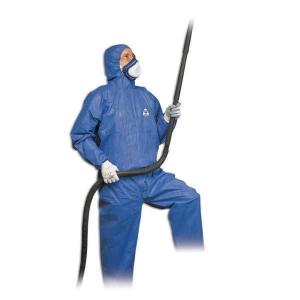 Coverall, disposable, blue