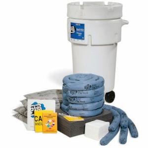 PIG® Spill Kit in 50-Gallon Wheeled Overpack Salvage Drum, New Pig
