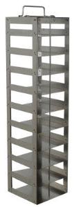 Stainless Steel Vertical Freezer Racks for 2" Boxes, Chemglass