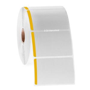 Paper labels for direct thermal printers, yellow