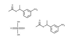 N-[1-(3-Aminophenyl)ethyl]acetamide compound with sulfuric acid (2:1)