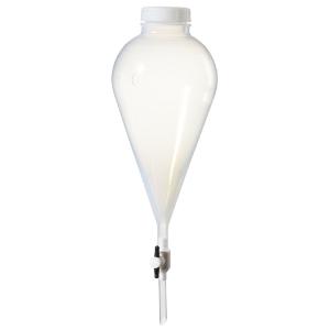 Separatory funnel made with FEP with closure