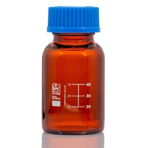 Amber media bottle, 50 ml
