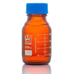 Amber media bottle, 250 ml