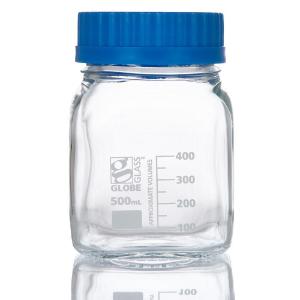 Square media bottle, 500 ml
