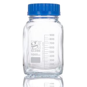 Square media bottle, 1000 ml