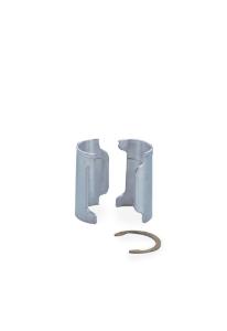 Aluminum split sleeves with stainless rings for super erecta industrial wire shelving