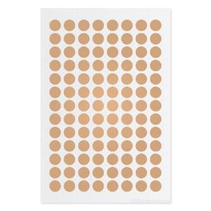 Cryogenic colour dot labels, beige
