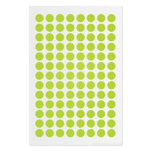 Cryogenic colour dot labels, lemon