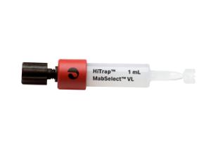 HiTrap column, 1 mL, with MabSelect VL protein L affinity resin