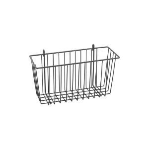 Storage basket for super erecta wire shelving, black