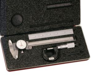 Dial Caliper and Micrometer Set, L.S. STARRETT, ORS Nasco