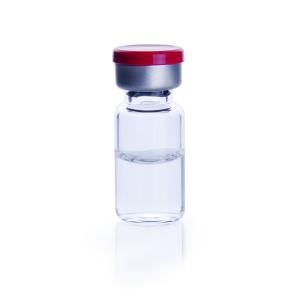 Clear sterile vial, OmniFlex 3G sterile Igloo Lyo stopper, red seal