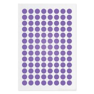Cryogenic colour dot labels, lavender