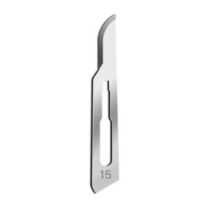 Sterile stainless steel surgical blades