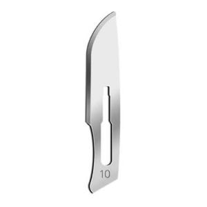 Sterile carbon steel surgical blades