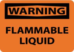 Hazardous Material Warning Signs, National Marker