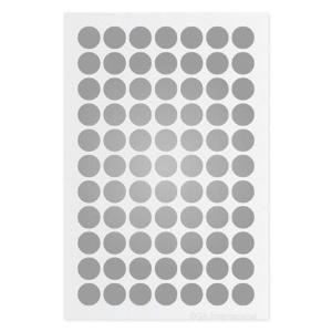 Cryogenic colour dot labels, silver