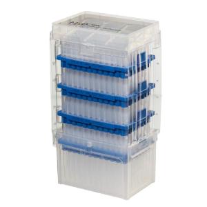 Non-filtered pipette tip reload system towers