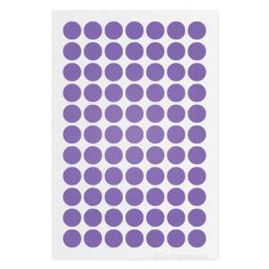 Cryogenic colour dot labels, lavender