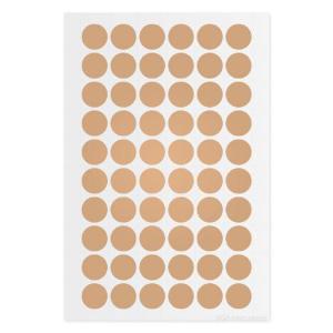 Cryogenic colour dot labels, beige
