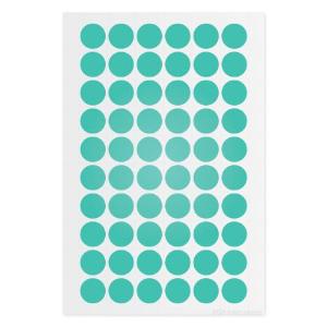 Cryogenic colour dot labels, mint