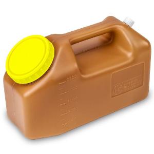 Container with affixed screw cap