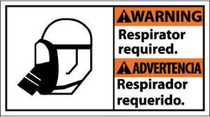 Warning PPE Signs, Bilingual, National Marker