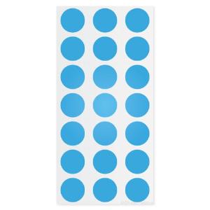 Cryogenic colour dot labels, blue