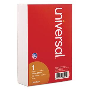 Universal® Loose White Memo Sheets