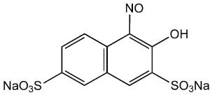 1-Nitroso-2-naphthol-3,6-disulfonic acid disodium salt 90+%