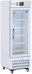 Premier pharmacy refrigerator, upright with glass door, 16 CF